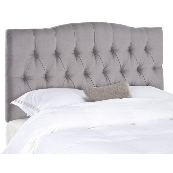 Safavieh Axel Arctic Grey Upholstered Tufted Headboard (Queen) - - 8306984