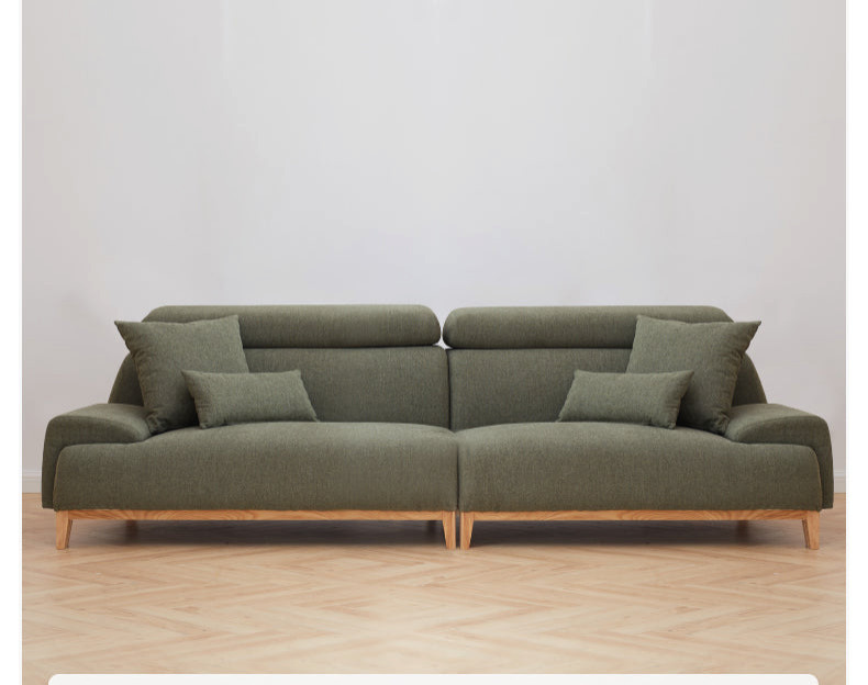 Russian Larch Modern Corner Fabric Sofa WIth High Back   Midcentury   Sofas   by GVAwood  Houzz