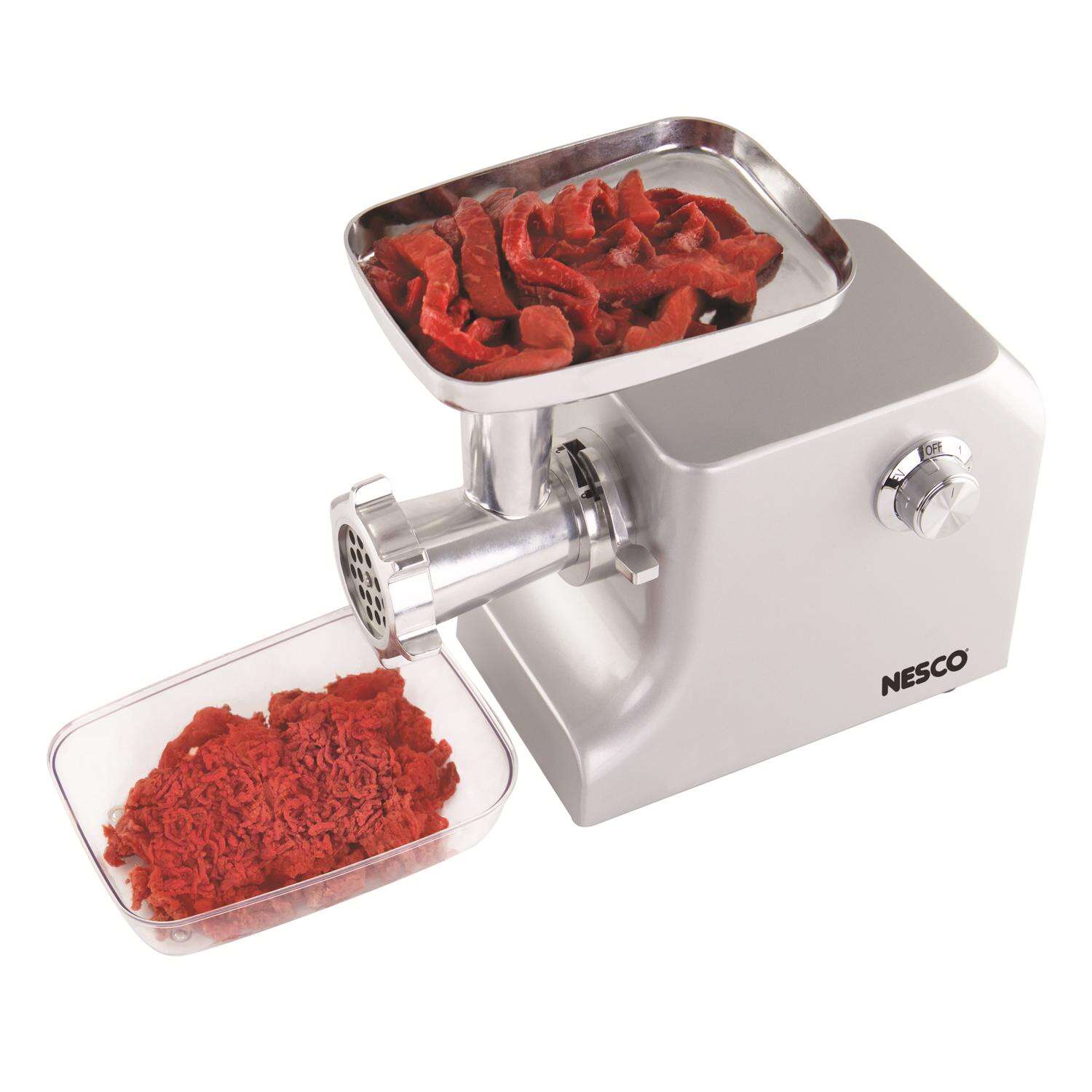 Nesco Gray 2.5 lb. capacity Meat Grinder