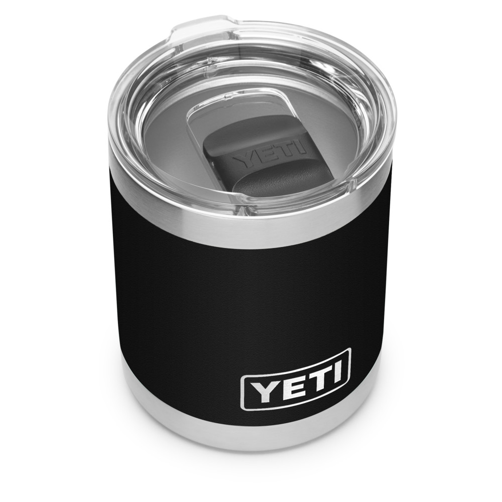 Yeti Rambler Lowball with MagSlider Lid 10oz， Black