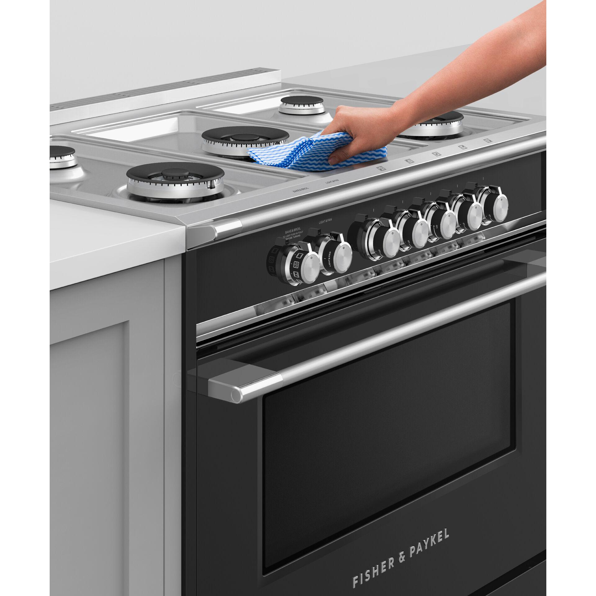 Fisher & Paykel 36-inch Freestanding Gas Range with AeroTech? Technology OR36SCG4B1