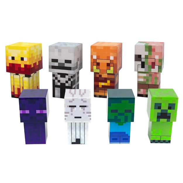 Ukonic Minecraft 2 piece Mini Mob Figure Light Bundle