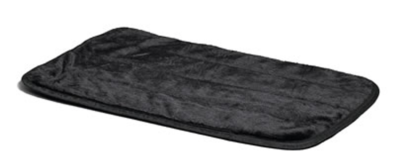 Black Deluxe Pet Mat， 49x30 Inch