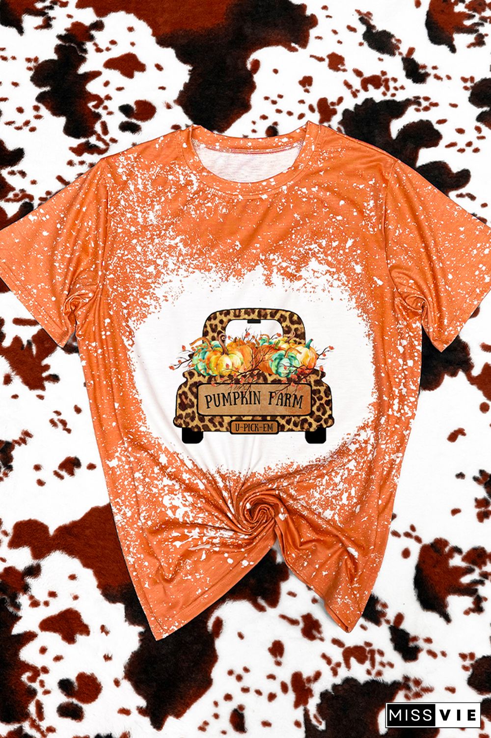 Fall Halloween Pumpkin Thanksgiving Graphic Tee Wholesale