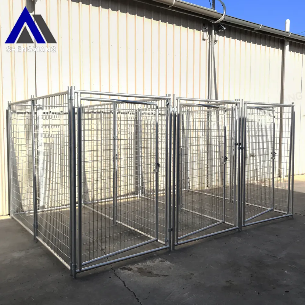 Factory Price High Quality Outdoor Pet Cages Large Metal Mesh Wire Dog Cage for Sale