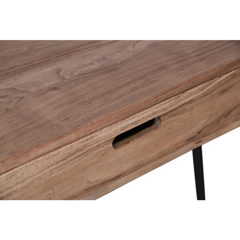 2085 3  Solid Acacia End Table   Midcentury   Side Tables And End Tables   by Kolibri Decor  Houzz