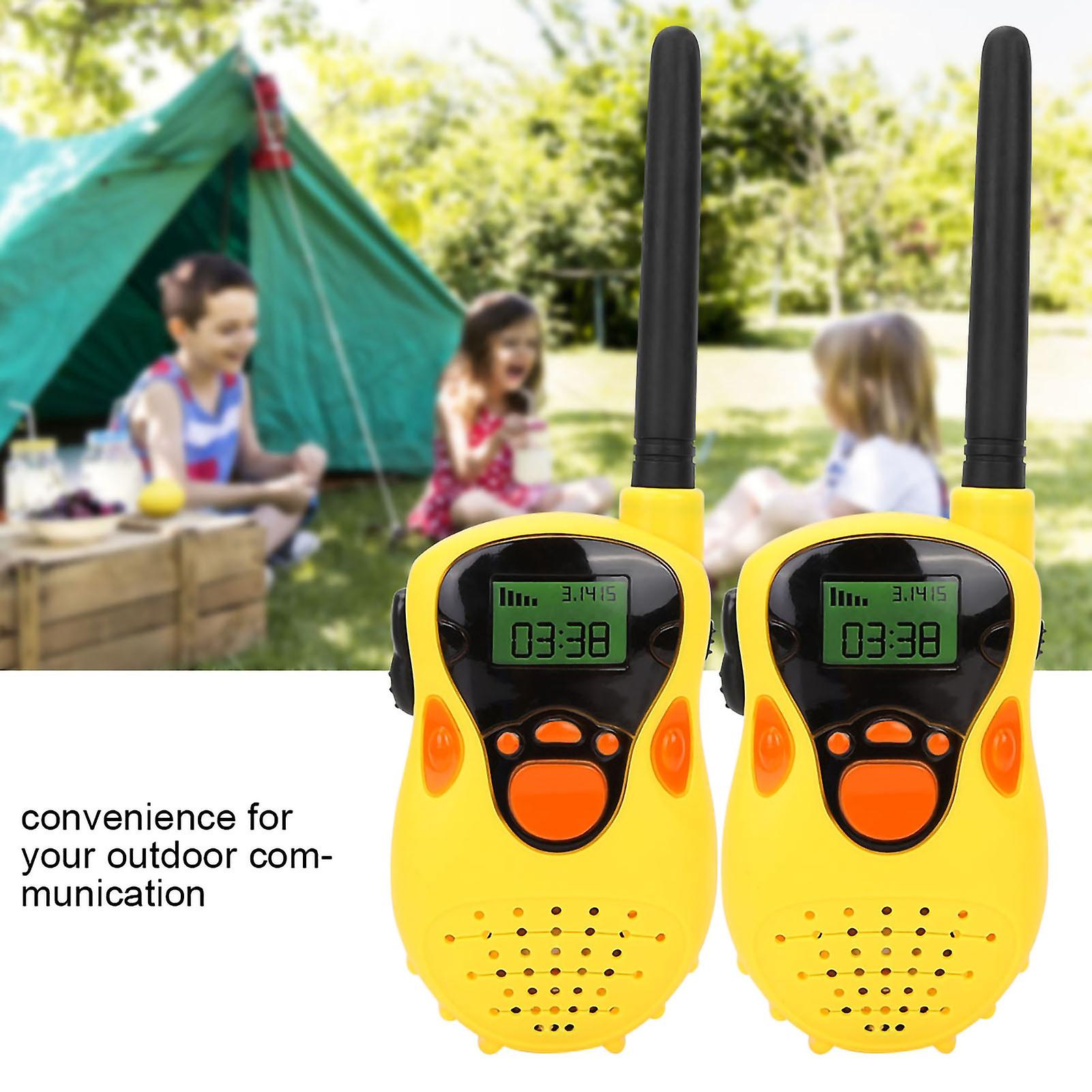 Mini 80-100m Walkie Talkies Electronic Radio Interphone Kids Outdoor Toy Gift