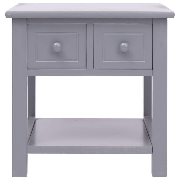 Side Table Gray 15.7