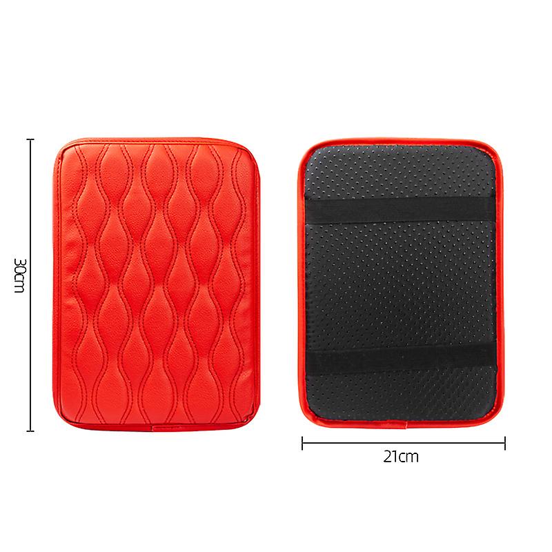 Leather Car Armrest Pillow Pad Comfortable Texture Wear-resistant Waterproof Auto General Hand Cushion