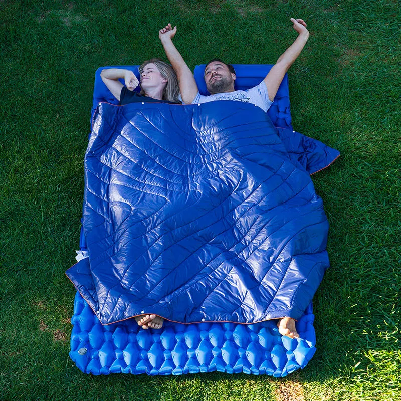 Outdoor 2 Person Inflatable Mattress Ultralight Sleeping Pads Air Mattresses Camping Mat Cushion With Fill Air Bag