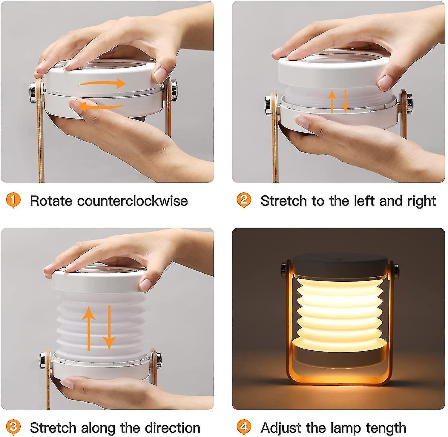 Dimmable Touch Light Bedside Lamp， Portable Bedside Lamp Bedside Lamps With Safe Night Light