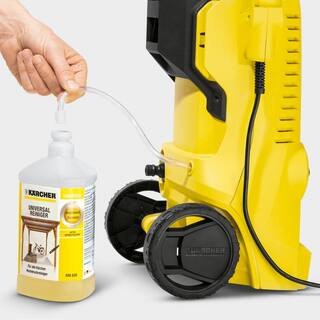 Karcher 1700 PSI 1.45 GPM K 2 Power Control Cold Water CHK Electric Pressure Washer Plus 2 Wands Car Care Kit  Surface Cleaner 1.673-610.0