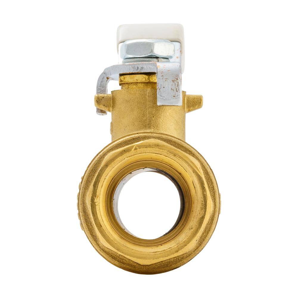 Streamline 34 in. Brass FPT Full Port Packing Gland Ball Valve 117-824H