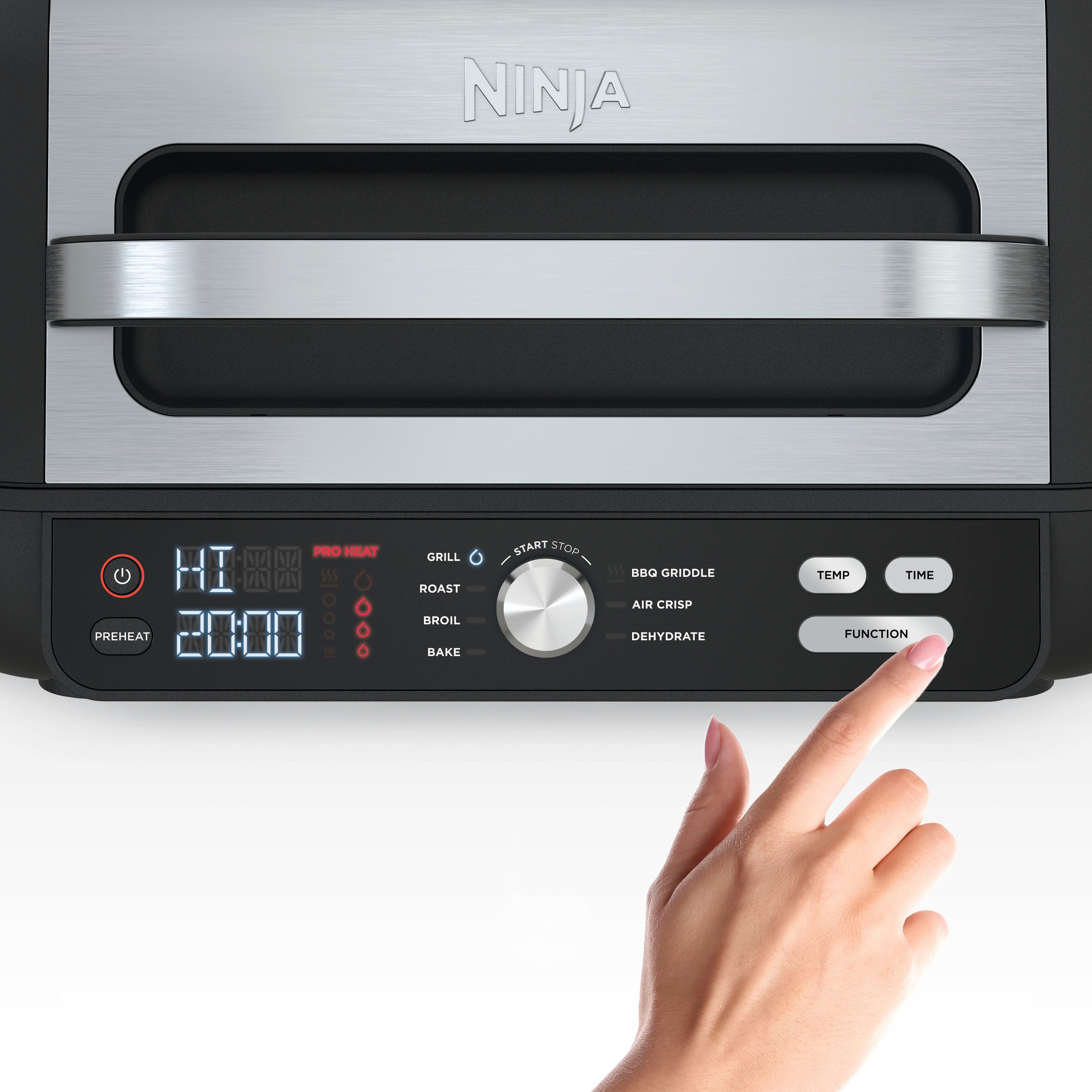 Ninja IG600 Foodi XL Pro 5-in-1 Indoor Grill and Griddle with 4-Quart Air Fryer