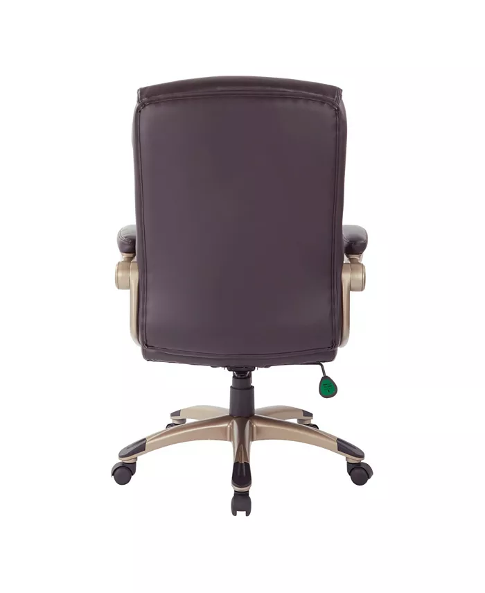 OSP Home Furnishings High Back Leather Executive Office Manager's Chair