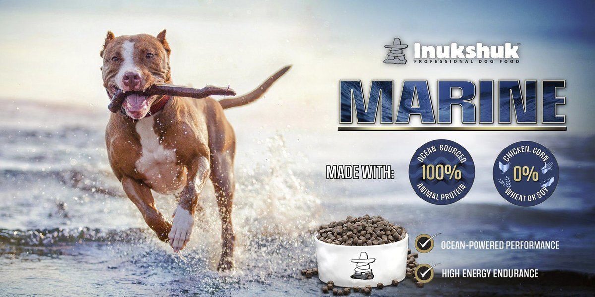 Inukshuk Performance Marine 16 Dog Dry Food， 33-lb bag