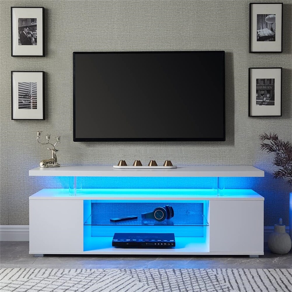 TV Stand for 70 Inch Storage Console Table