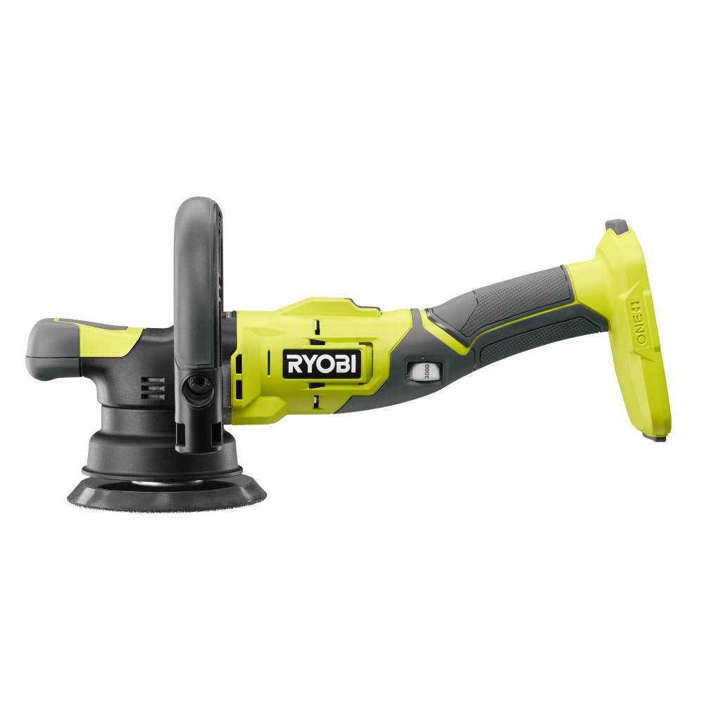 RYOBI PBF100B-P261 ONE+ 18V 5 in. Variable Speed Dual Action Polisher with ONE+ 18V Cordless 3-Speed 1/2 in. Impact Wrench (Tools Only)