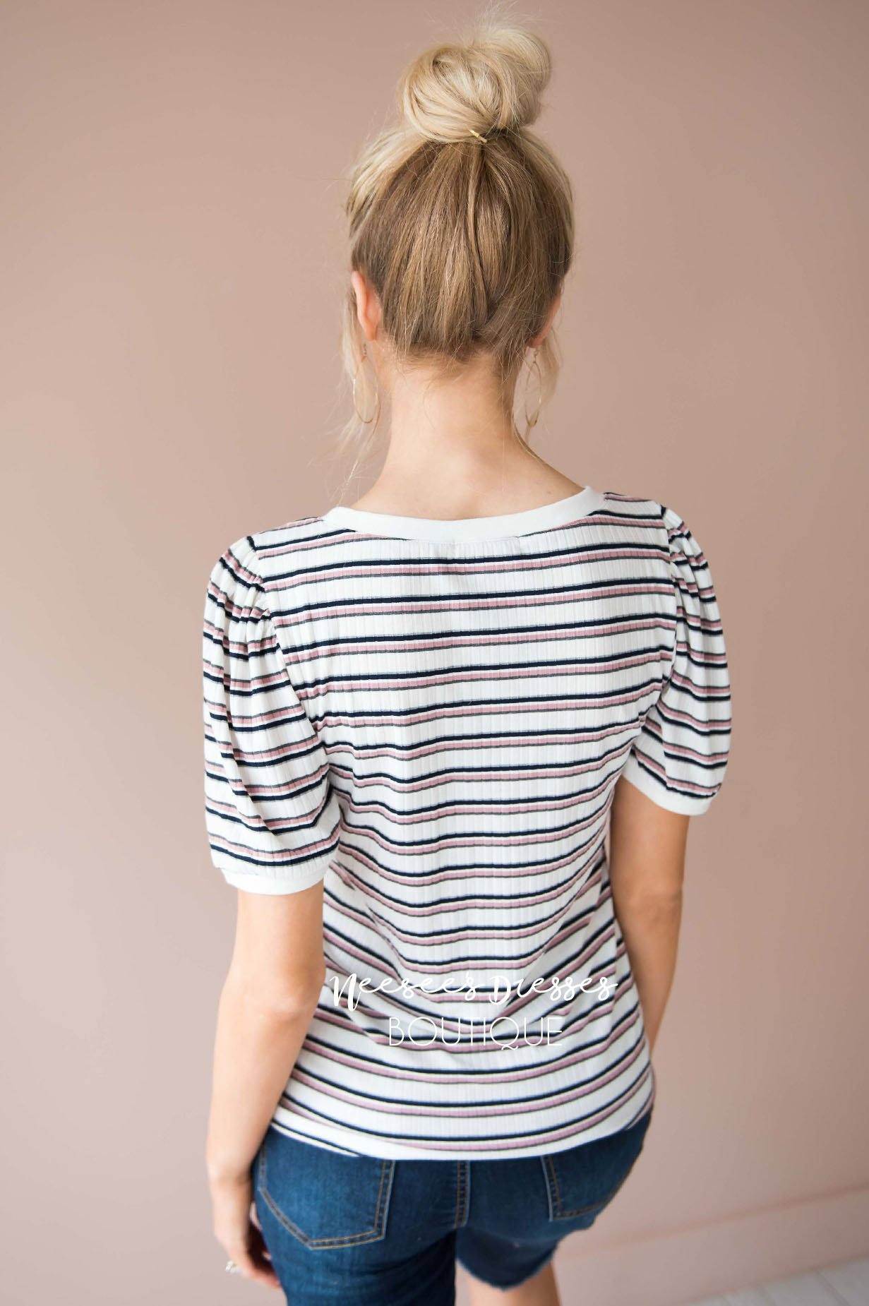 Stories To Tell Striped Top