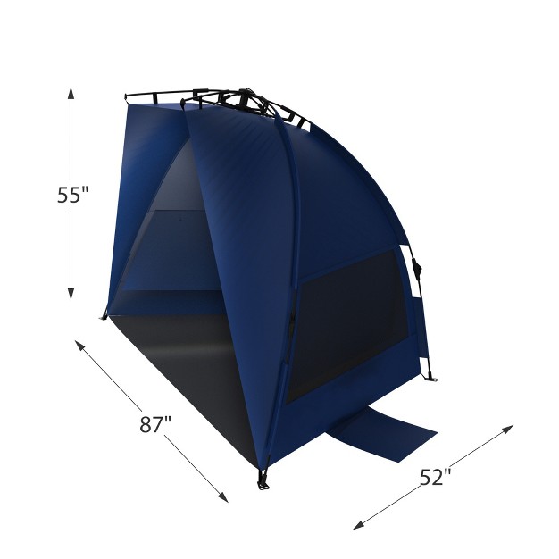 Leisure Sports Pop up Beach Tent With Carrying Bag Blue