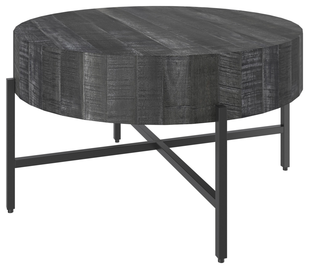 Contemporary Wood Coffee Table   Farmhouse   Coffee Tables   by WHI  Houzz