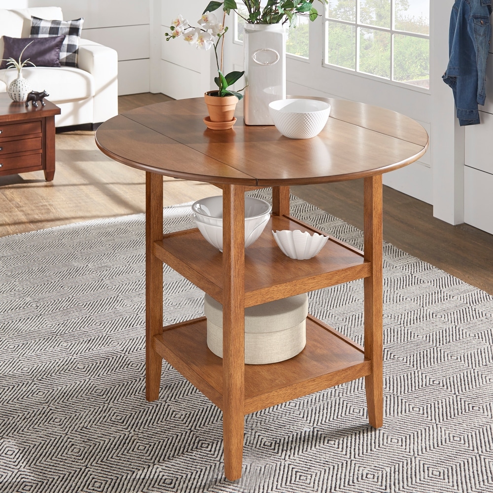 Eleanor Round Counter height Drop leaf Table by iNSPIRE Q Classic