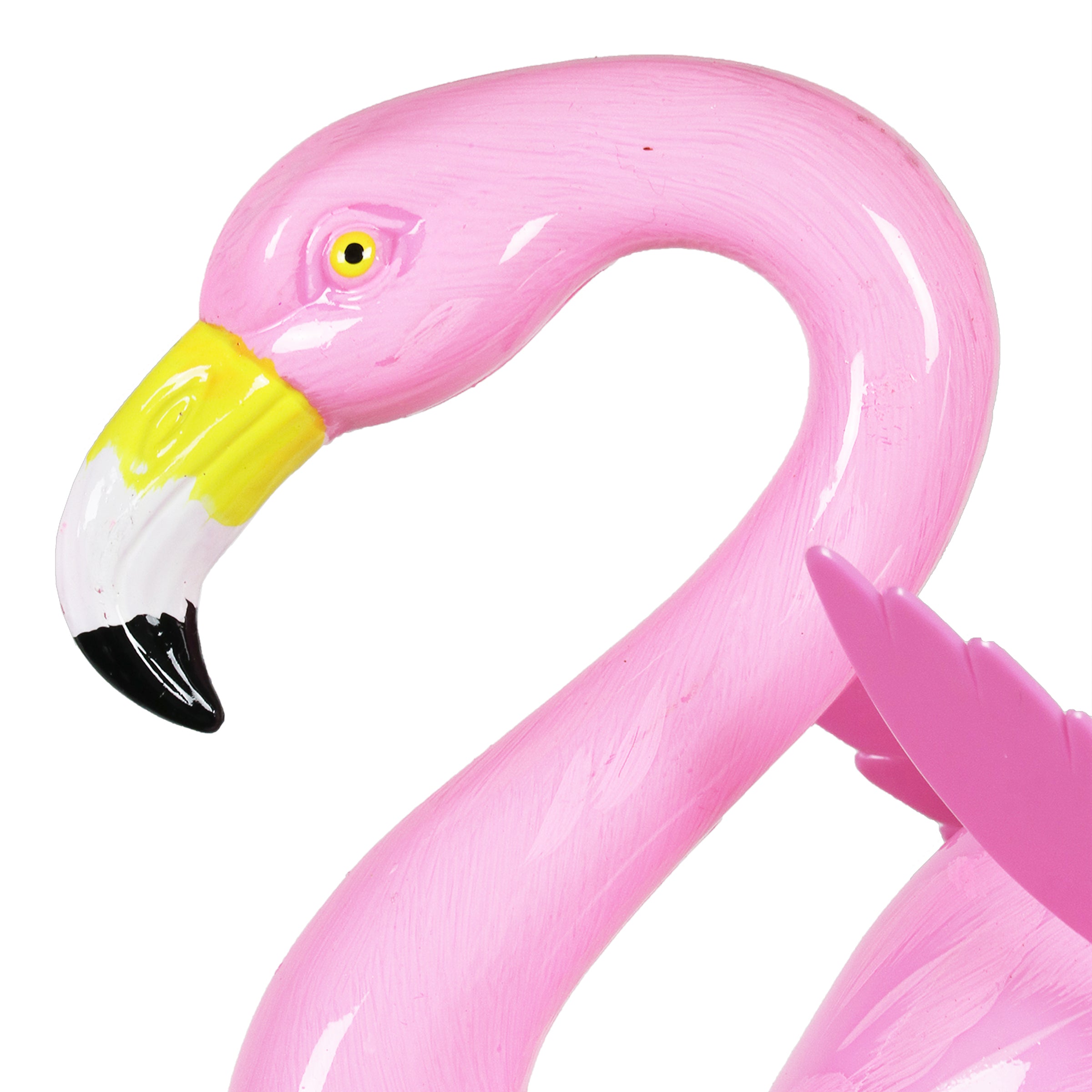 Exhart Large WindyWings Whirligig Pink Flamingo Spinning Wind Chime ， 11 by 24 inch， Plastic for Home décor， Patio， Outdoor Indoor Gardening Yard Pathway Decoration