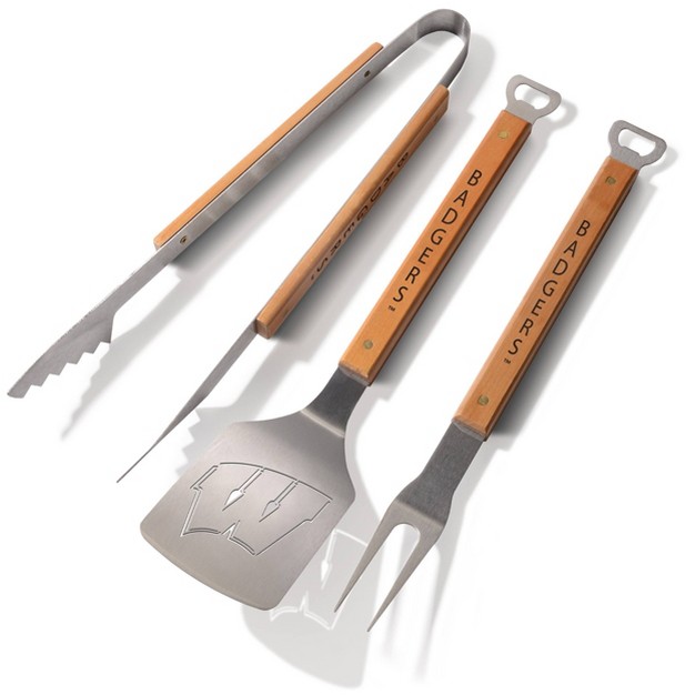 Ncaa Wisconsin Badgers Classic Series Bbq Set 3pc