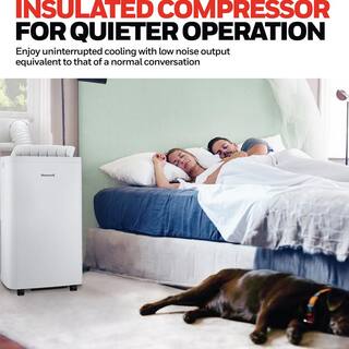 Honeywell 14500 BTU DOE Trucalm Dual Hose Smart Portable Air Conditioner HW4CEDVWW0