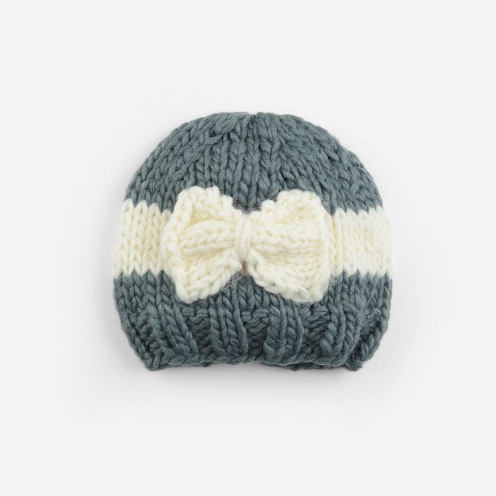 Sabrina Bow Knit Hat by The Blueberry Hill