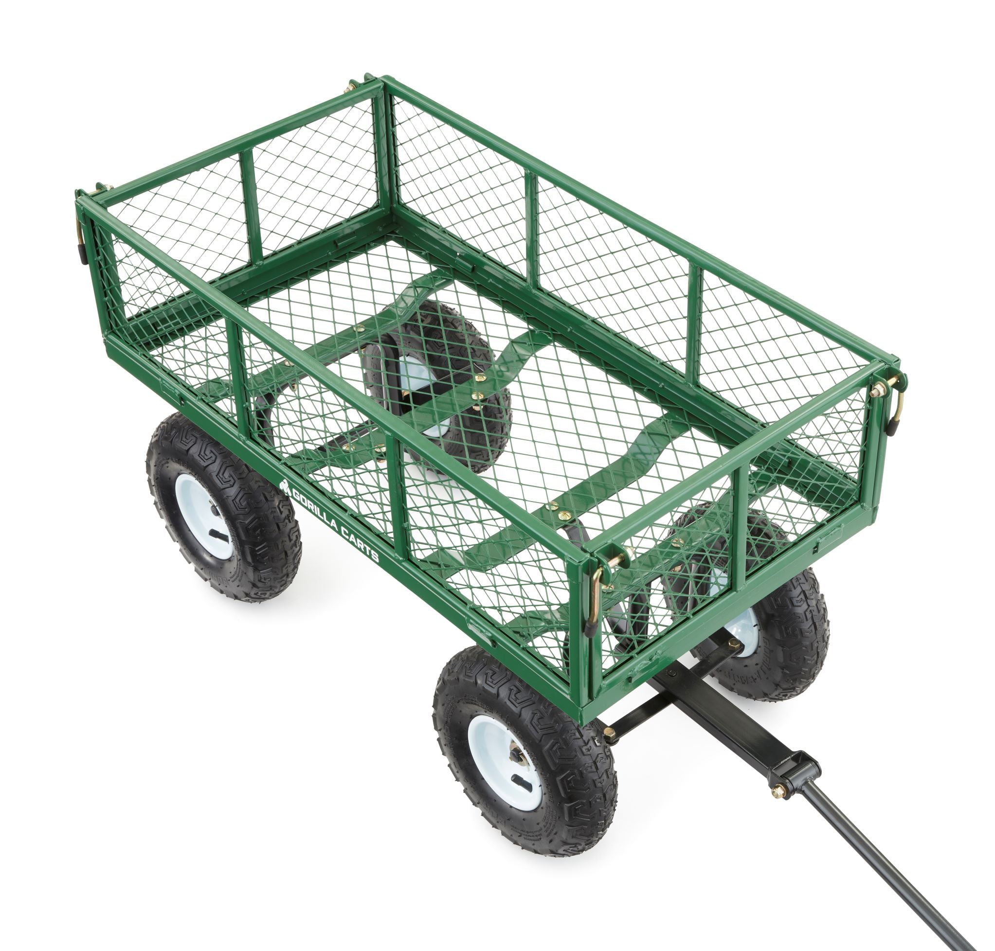 Gorilla Carts GOR400 400-lb. Steel Mesh Garden Cart with 10" Tires