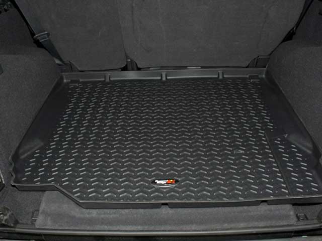 Rugged Ridge 12975.49 Floor Liner， Cargo; Black， 2018-2020 Jeep Wrangler JL 4 Dr