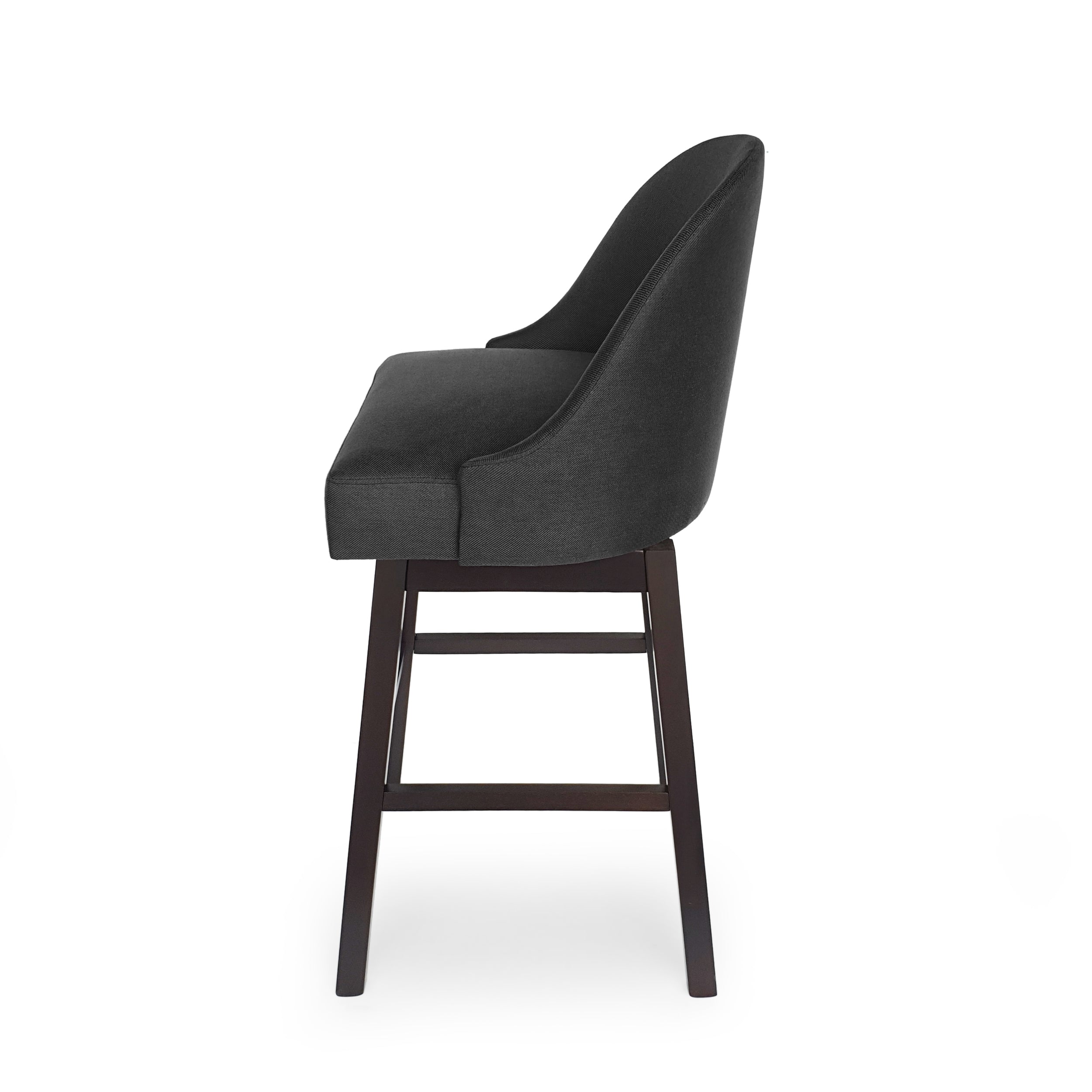 Andriel Modern Upholstered Swivel Bar Stool