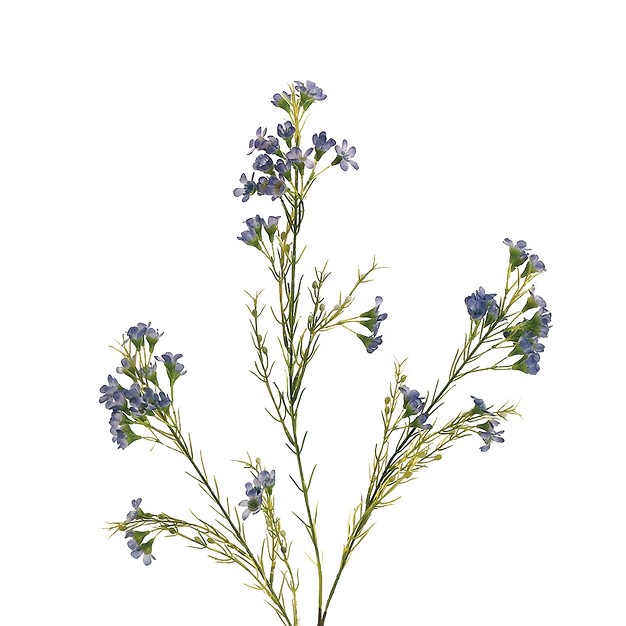 Blue Waxflower Artificial Decorative Spray