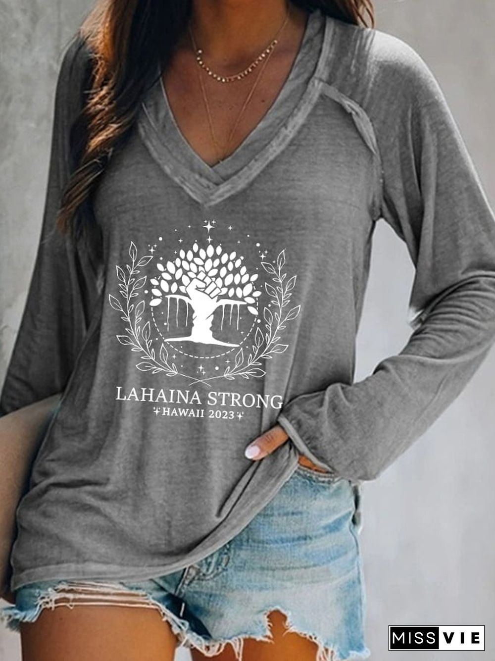 Women's Lahaina Strong Casual T-Shirt