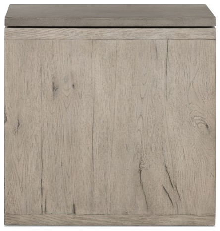 Coralia End Table Dark Grey Concrete   Farmhouse   Side Tables And End Tables   by Rustic Home Furniture Deco  Houzz