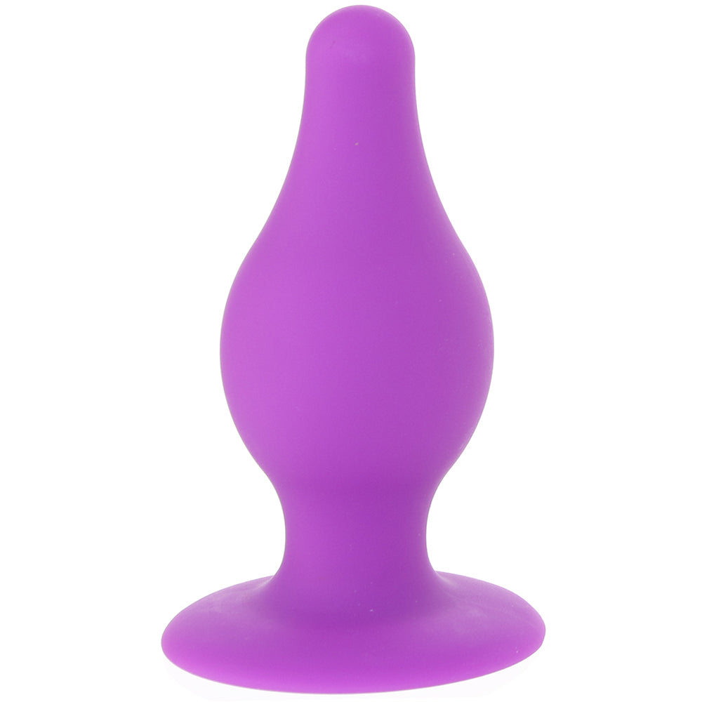 Squeeze-It Medium Tapered Butt Plug in Purple