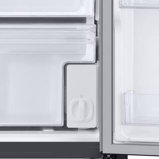  36 in. 22 cu. ft. Smart Side by Side Refrigerator in Fingerprint-Resistant Stainless Steel Counter Depth RS22T5201SR