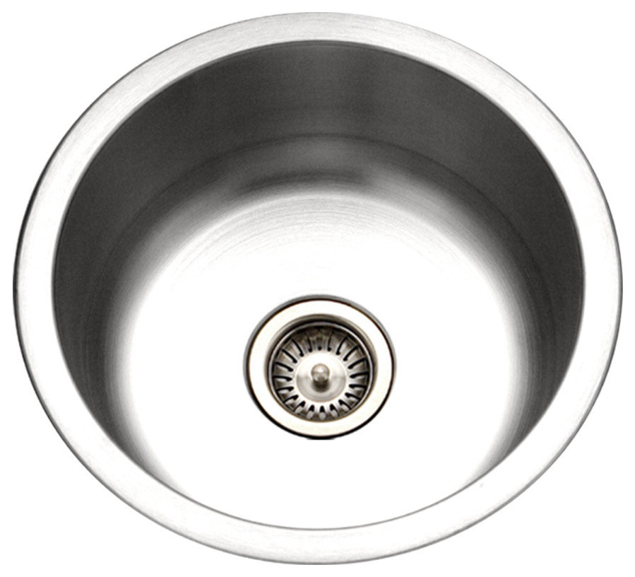 Houzer CF 1830 Club Series Undermount Round Bar/Prep Sink   Bar Sinks   by Buildcom  Houzz