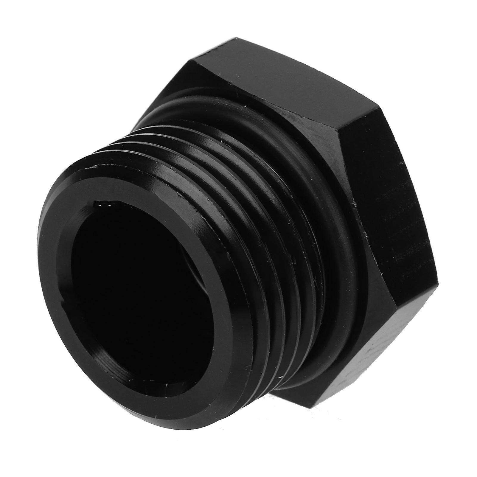 Block Off Plug Fitting Adapter Male Hex Steel Universal 4000psi Black For Vehiclean12