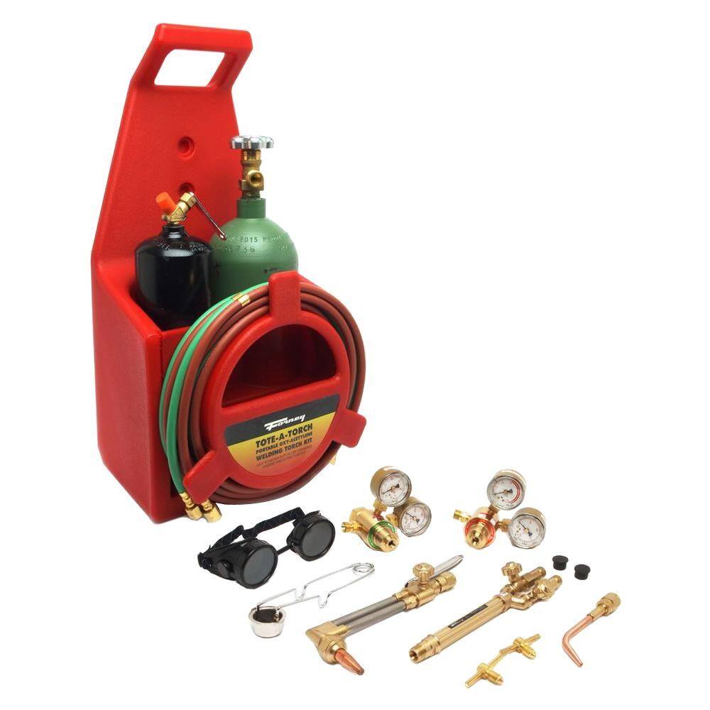 Forney 1753 Tote A Torch LightMedium Duty Torch Cutting and Welding Portable Kit 1753