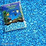 Pure Water Pebbles Aquarium Gravel 25-Pound Neon Blue (Pack of 1)