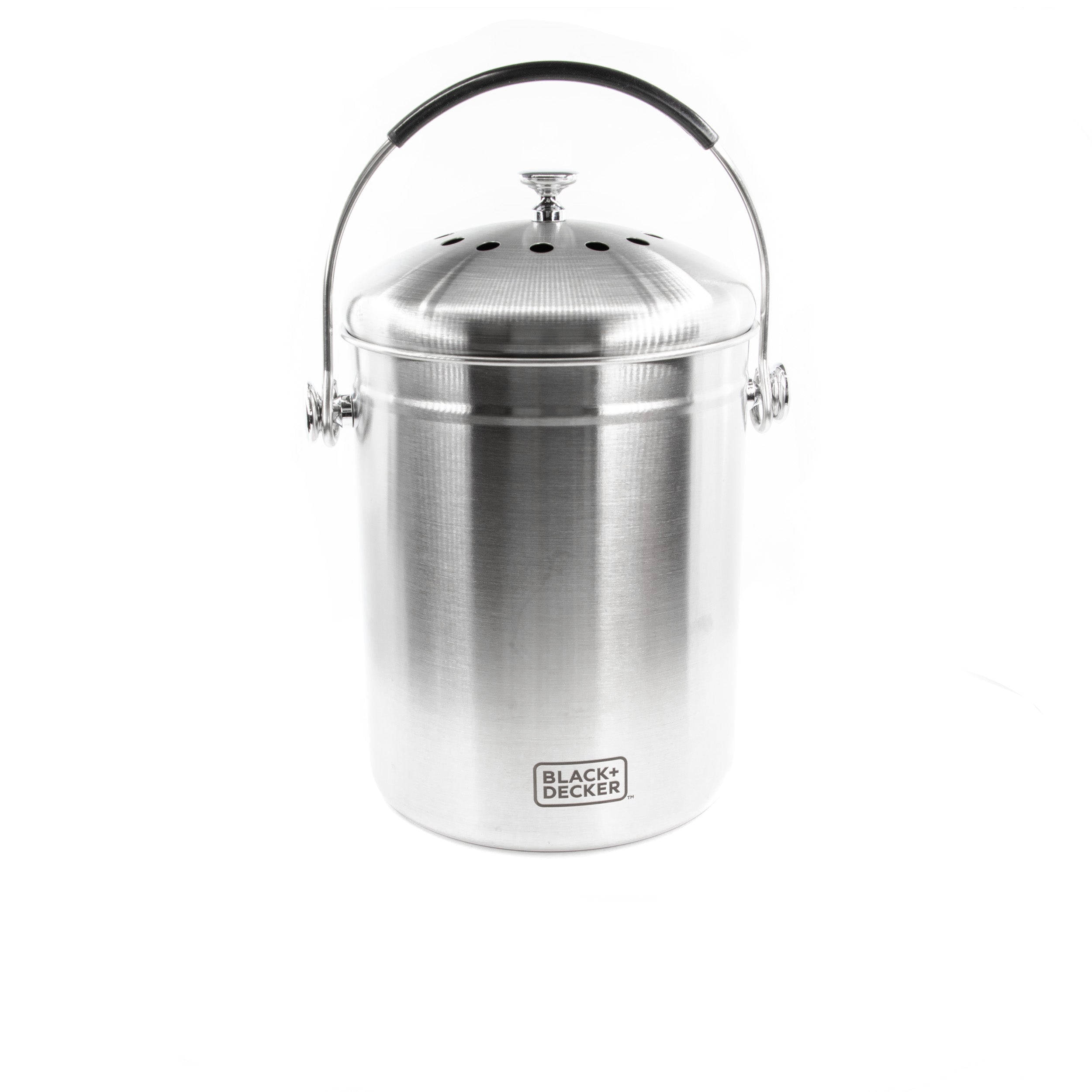 Countertop Compost Bin Stainless Steel 166 oz.