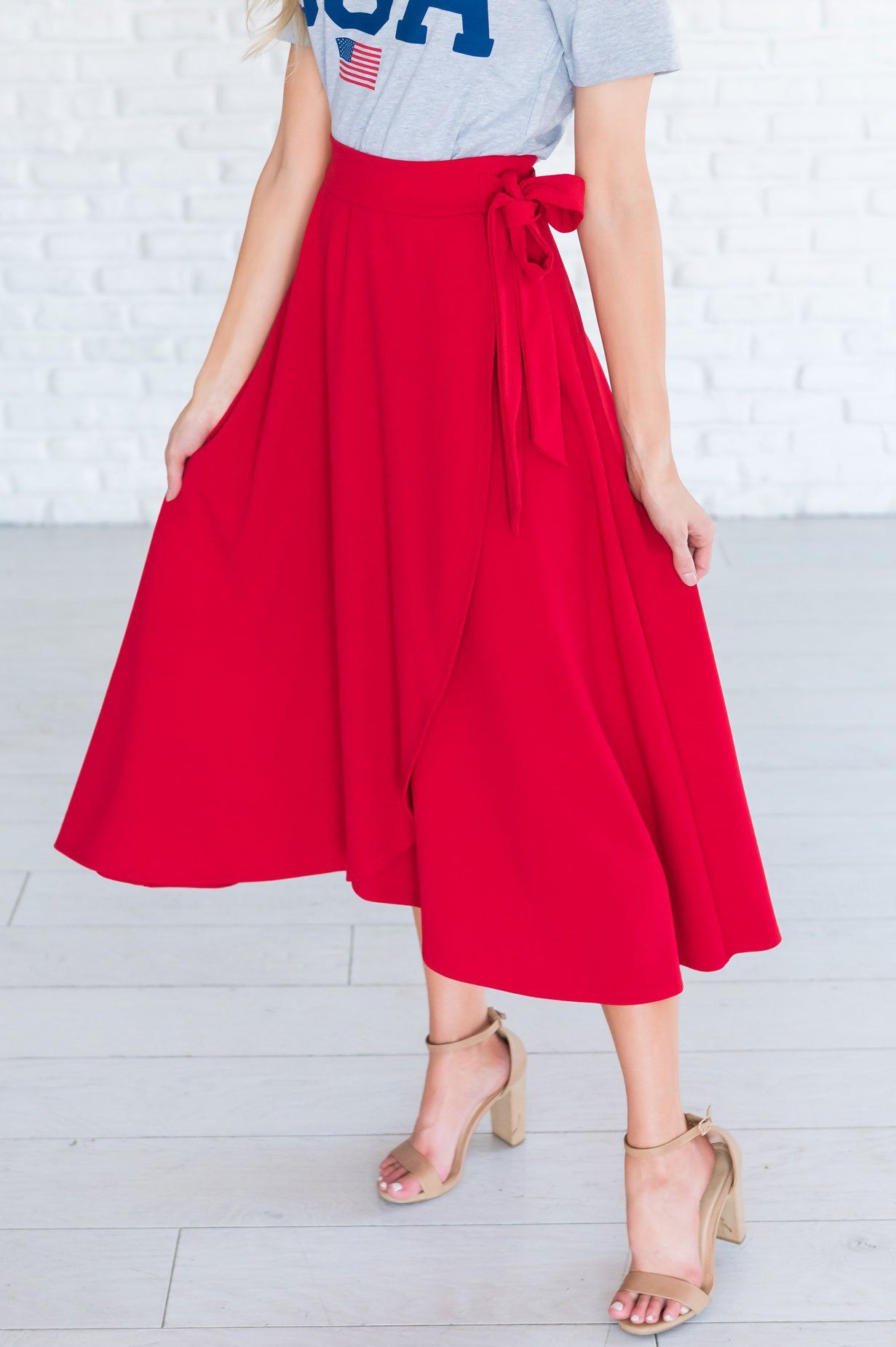 Stand By Our Love Modest Circle Skirt