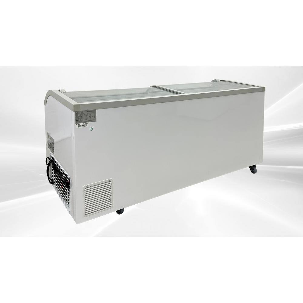 Cooler Depot 79 in. W 16.77 cu.ft. Manual Defrost Commercial Chest Freezer in White DXXWD-700Y