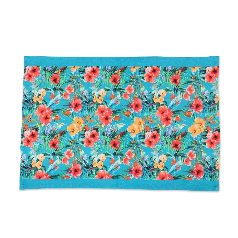 Novica Handmade Floral Cotton Dish Towels (Set Of 3)