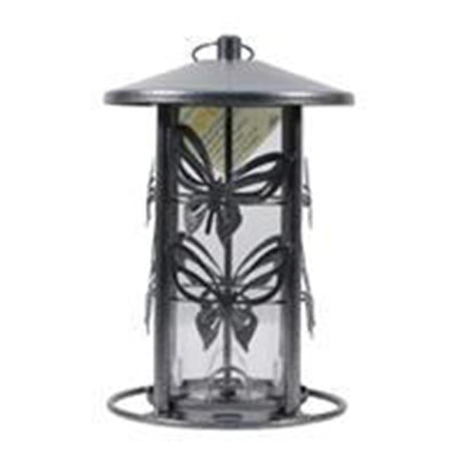 Heath Mfg Co P-Butterfly Bird Feeder- Silver 3 Lb. Cap