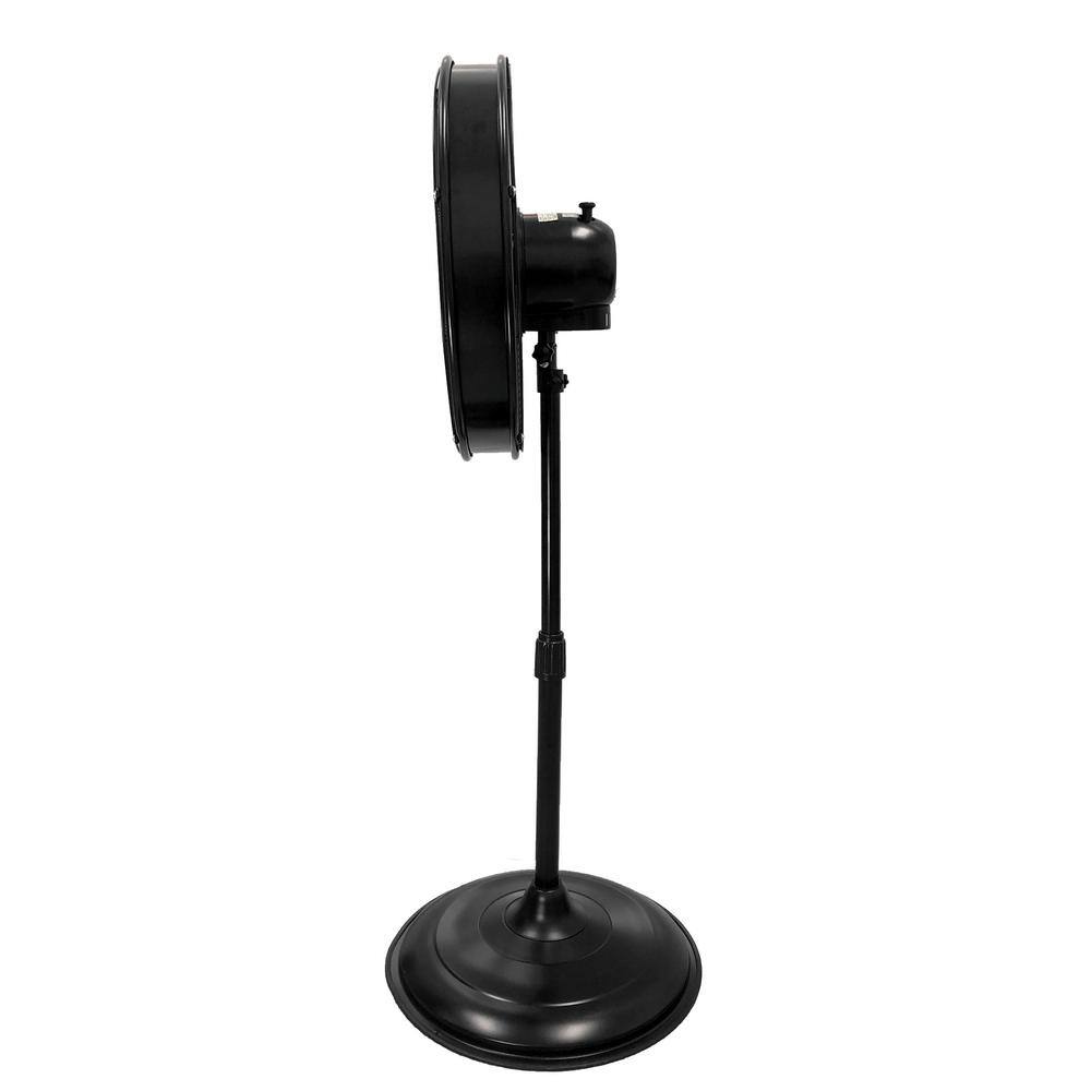 Commercial Electric Adjustable-Height 20 in. Shroud Oscillating Pedestal Fan SFSD1-500BIW