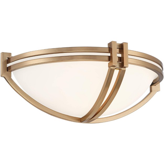 Wide Soft Gold Wall Sconce Set Of 2