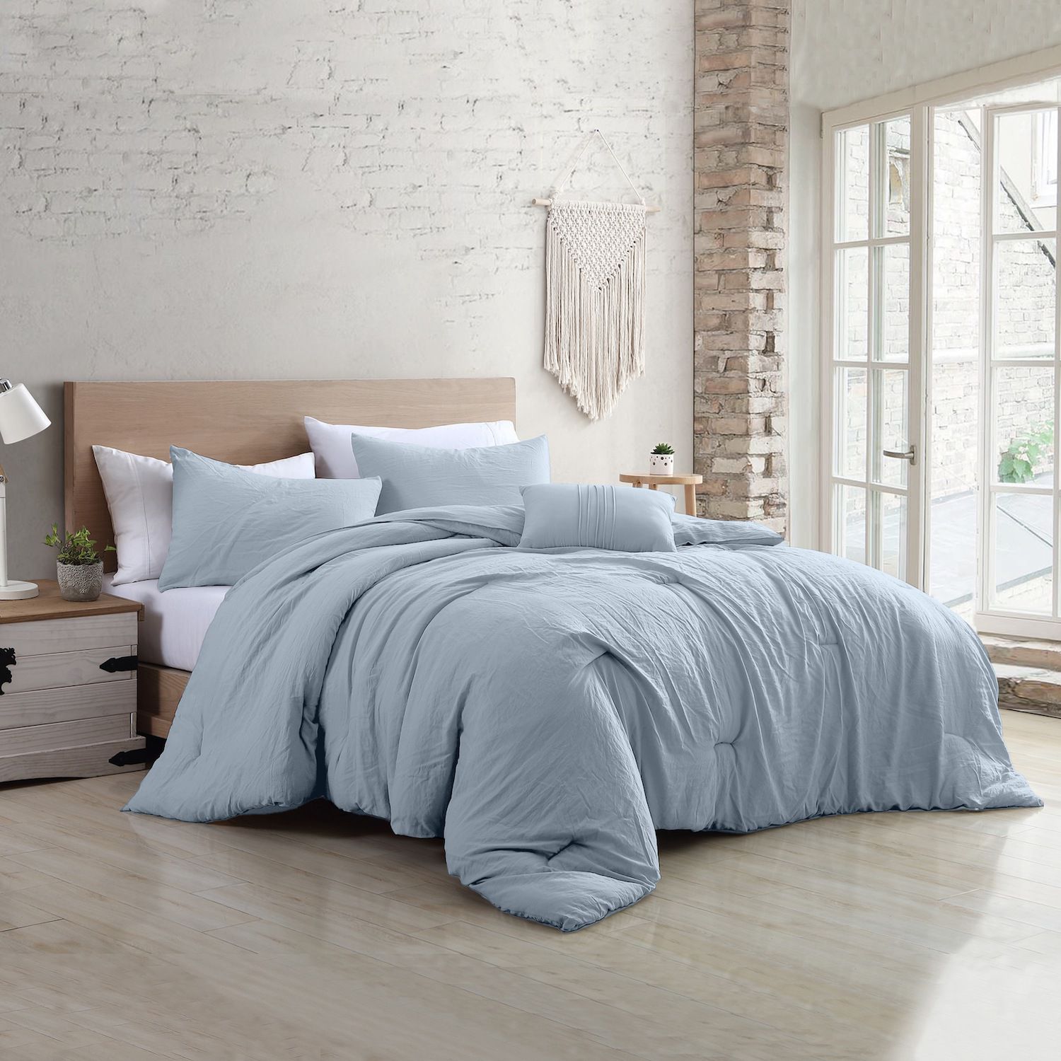 Modern Threads Beck Comforter Set with Coordinating Throw Pillow